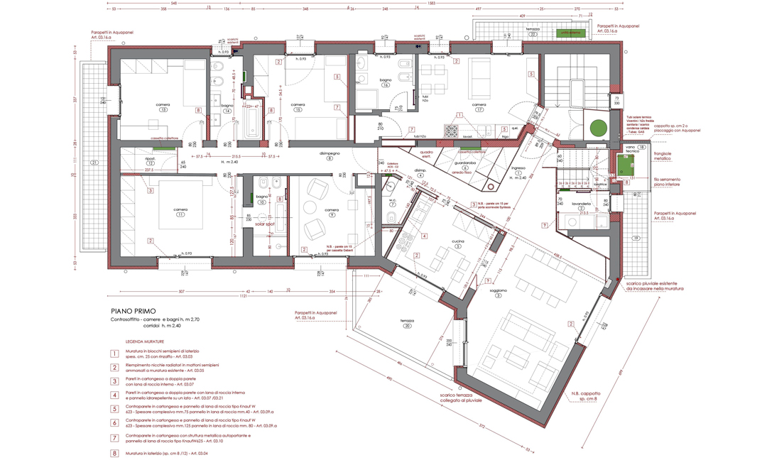 2015 - Ristrutturazione palazzina bifamiliare in Via Lamarmora a Vicenza. Con arch. Irene Cicero