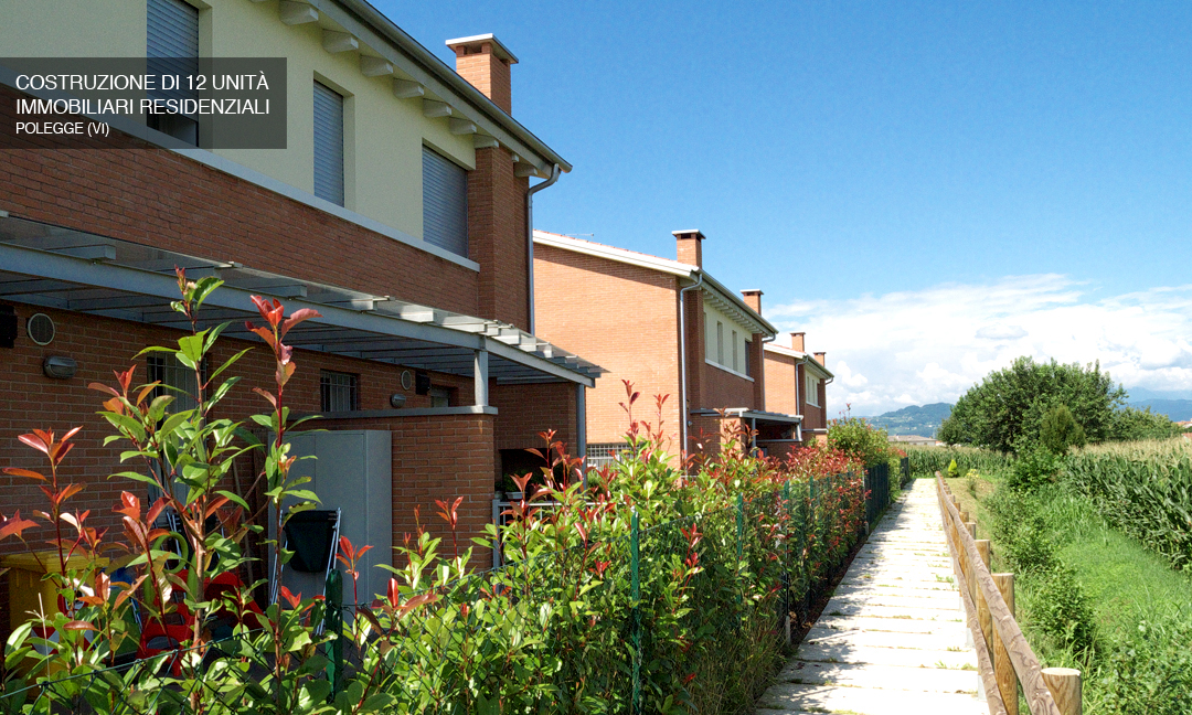 2011 - Costruzione di sei unità bifamiliari a Vicenza località Polegge. APM (Albiero, Faresin, Sbalchiero)