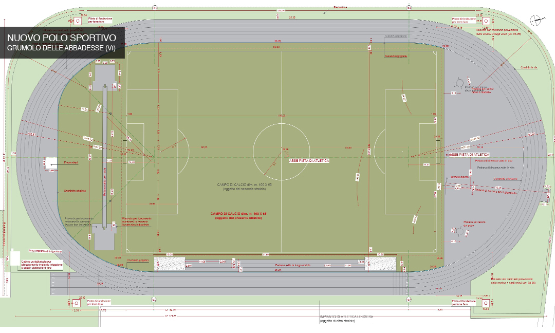 2012 - Nuovo polo sportivo a Grumolo delle Abbadesse (VI). APM (Albiero, Faresin, Sbalchiero)